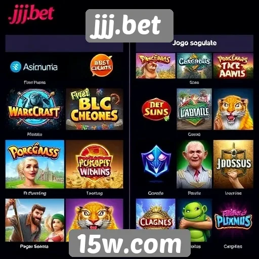 Comparação de jogos populares em jjj.bet