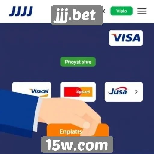 Avaliação dos métodos de pagamento disponíveis em jjj.bet